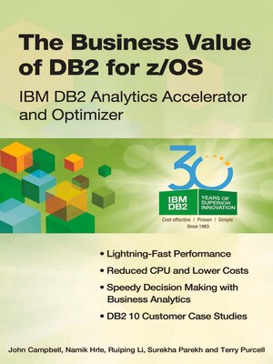 cover image of The Business Value of DB2 for z/OS